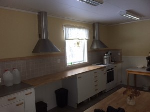 Vårt nya kök - fräscht och rymligt
