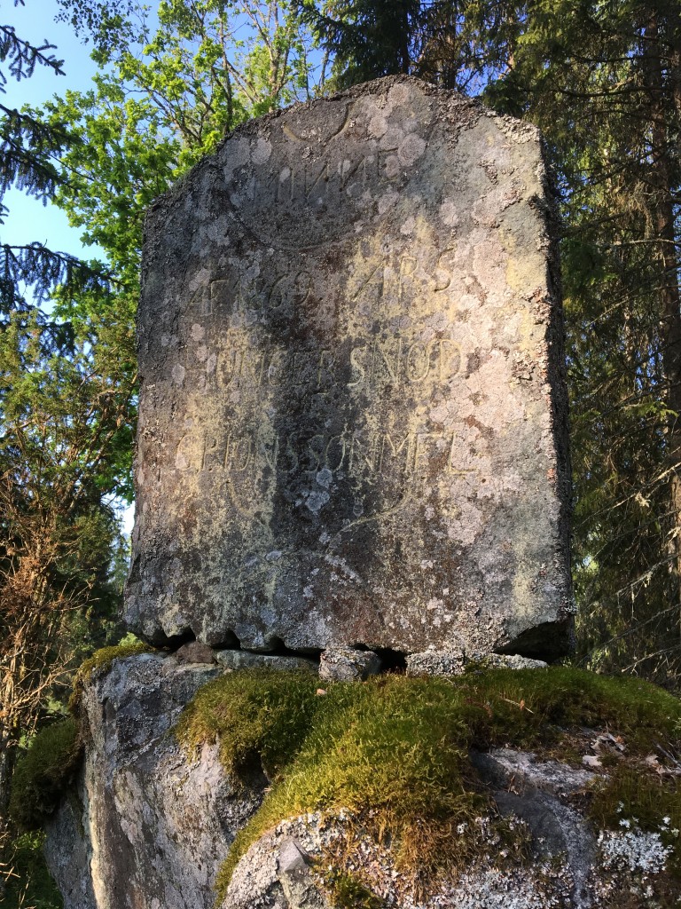 Minnessten över hungersnöden 1869