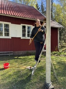 Nytt skimmer flaggstång